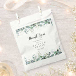 Rustic Botanical Eucalyptus Greenery Wedding Geschenktütchen
