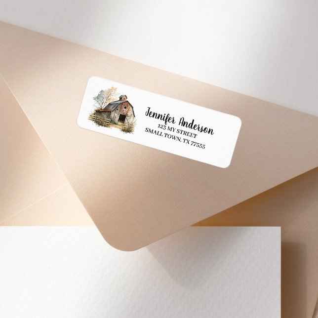 Rustic Brown Barn Farm Address (Von Creator hochgeladen)