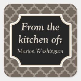 Rustic Brown Kitchen Geschenkartikel Tags Stickers