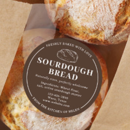 Rustic Brown Sourdough Bakery Brot Sticker