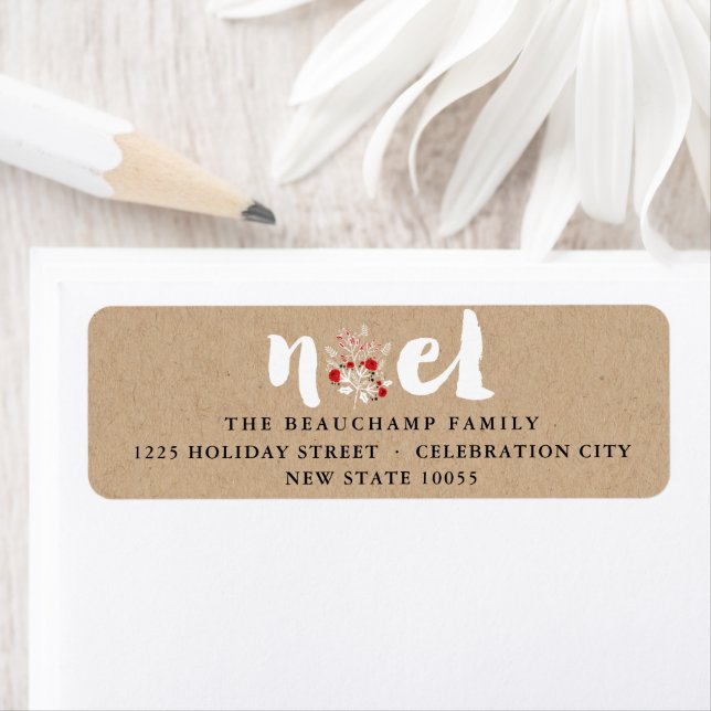 Rustic Brushed Noel Kraft Christmas (Insitu)