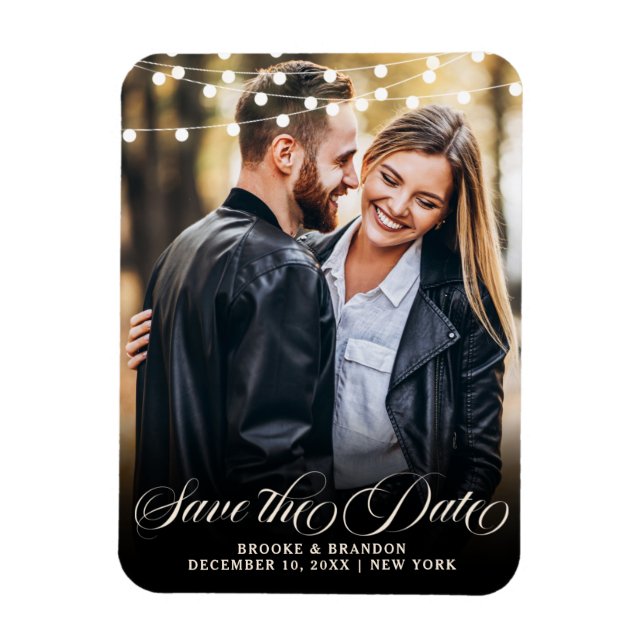 Rustic Burgundy Floral Mason Jar Save the Date Magnet (Vertikal)