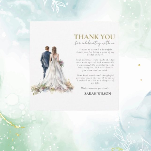 Rustic Classic Boho Floral Vielen Dank ( perfect for meaningful moments. Share your appreciation today!)