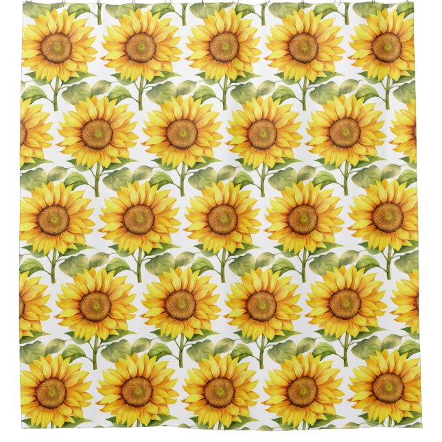 Rustic Country Americana Tournesol rideaux de douc (Devant)