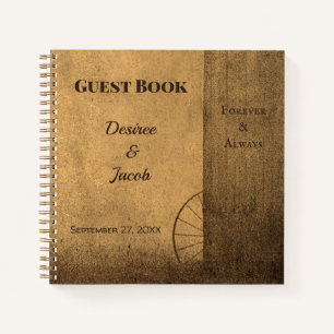 Rustic Country Barn Vintager Western Gästebuch Notizbuch