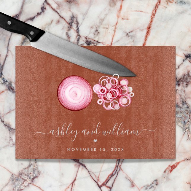 Rustic Couple etablierte Date Script Bauernhof Schneidebrett (Von Creator hochgeladen)