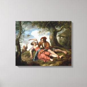 Rustic Courtship Leinwanddruck