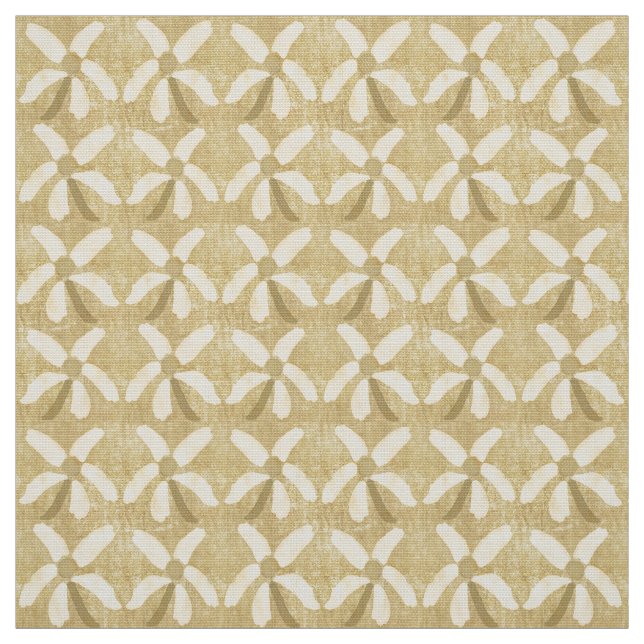 Rustic Daisy Fabric Stoff (Muster)