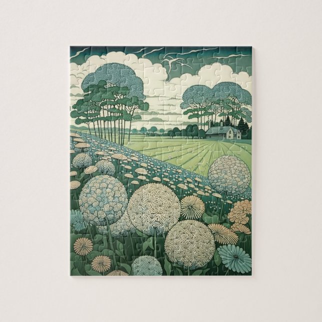 Rustic Dandelion World Japan Art (Vertikal)