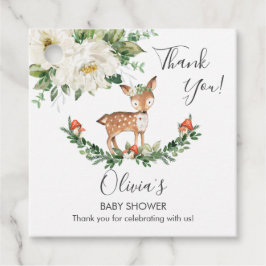 Rustic Deer Woodland Animals Kinderdusche Vielen D Geschenkanhänger