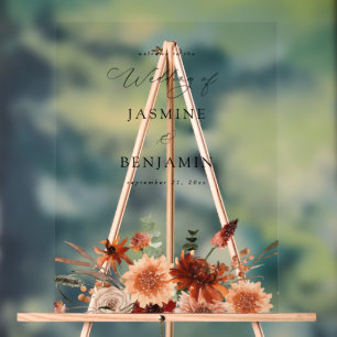 Rustic Earth & Champagne Florals Mariage Bienvenue