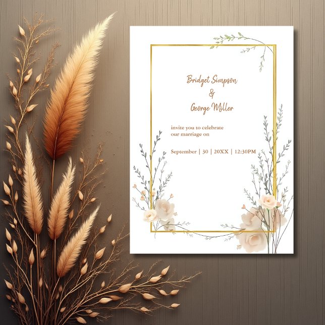 Rustic Earthy Floral Harmony Wedding (Von Creator hochgeladen)