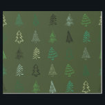 "Rustic Evergreen Christmas Wrapping Paper" Geschenkpapier<br><div class="desc">Mit diesem bezaubernden,  immergrünen Packpapier können Sie Ihre Geschenke stilvoll wackeln. Mit handgezeichnet Kiefern in Grün und aquamarin auf einem rustikalen Waldboden ist dieses Design perfekt für Weihnachten,  Wintergeburtstage,  waldbezogene Party oder Naturliebhaber. Robues,  hochwertiges Papier verleiht jedem Geschenk ein besonderes Gefühl.</div>