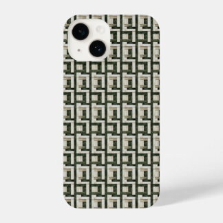 Rustic Evergreen Wood Pattern Nature Aesthetic Pho iPhone 14 Hülle