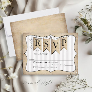 Rustic Faith Hope Love Christian Wedding Carte RSV