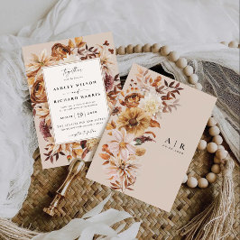 Rustic Fall quitte le Faire-part de mariage Mariag