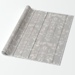 Rustic Farmhouse Shabby Chic White Wood Decorative Geschenkpapier<br><div class="desc">Sonderverpackungspapier</div>