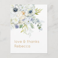 Rustic Florals Geburtstag Informeller Dank