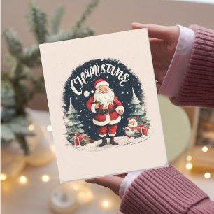 Rustic Frohe Weihnachten & Santa Claus