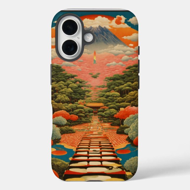 Rustic Gate iPhone Case - Eine Reise beginnt (Rückseite)