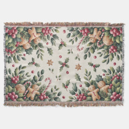 Rustic Gingerbread Holiday Decke