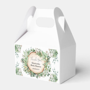 Rustic Greenery Botanical Baby Dusche 1. Geburtsta Geschenkschachtel