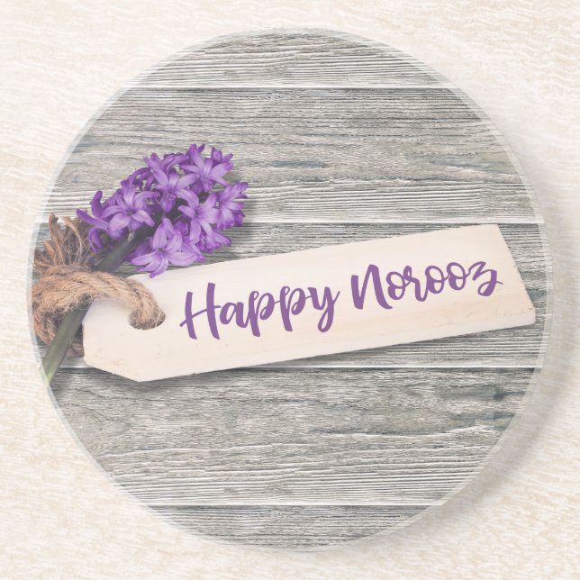 Rustic Happy Norooz Hyacinth - Dessous de verre Sa (Devant)