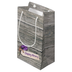 Rustic Happy Norooz Hyacinth - Small Gift Bag Kleine Geschenktüte