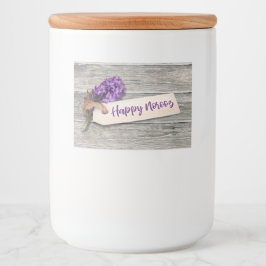 Rustic Happy Noroz Hyacinth - Lebensmittelkennzeic Lebensmitteletikett