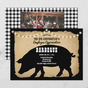 Rustic Hog Company Mitarbeiterbewertung GRILLEN Einladung