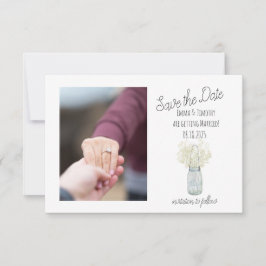 Rustic Jar Save the Date