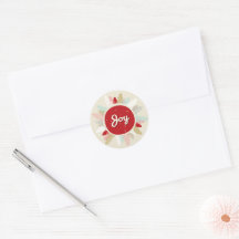 Rustic Joy Circle Winter Bäume Weihnachtsfeiertag