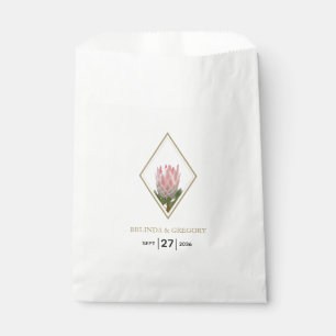 Rustic King Protea Wedding Geschenktütchen