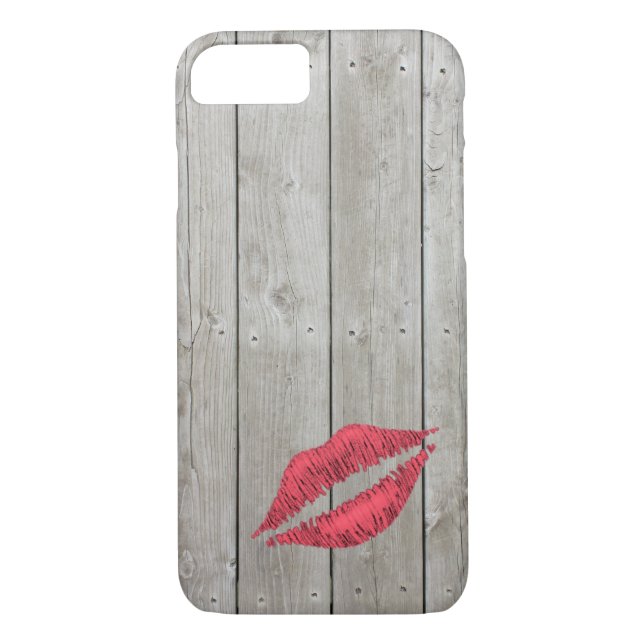 Rustic Kiss iPhone 7 Coque (Dos)