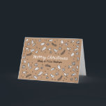Rustic Kraft Paper Doodle Weihnachtskarte Feiertagskarte<br><div class="desc">Senden Sie Ihre Urlaubsstimmung in modernem rustikalem Stil. Das Innere ist für eine persönliche Urlaubssendung vollständig anpassbar. � 2birdstone 2014 alle Rechte vorbehalten.</div>
