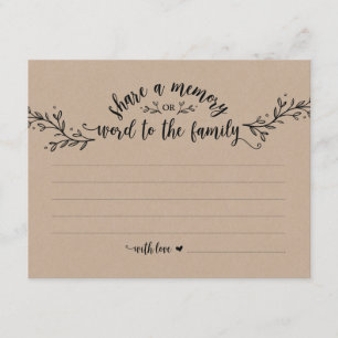 Rustic Kraft partage une carte mémoire