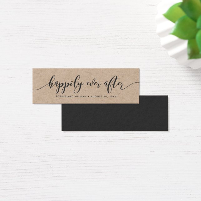 Rustic Kraft Relax Script glücklich immer nach (Schreibtisch)