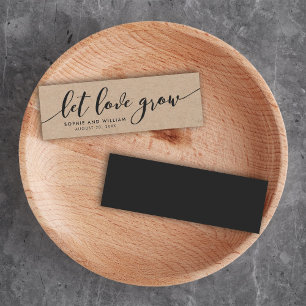 Rustic Kraft Relax Script Mariage Laissez l'Amour