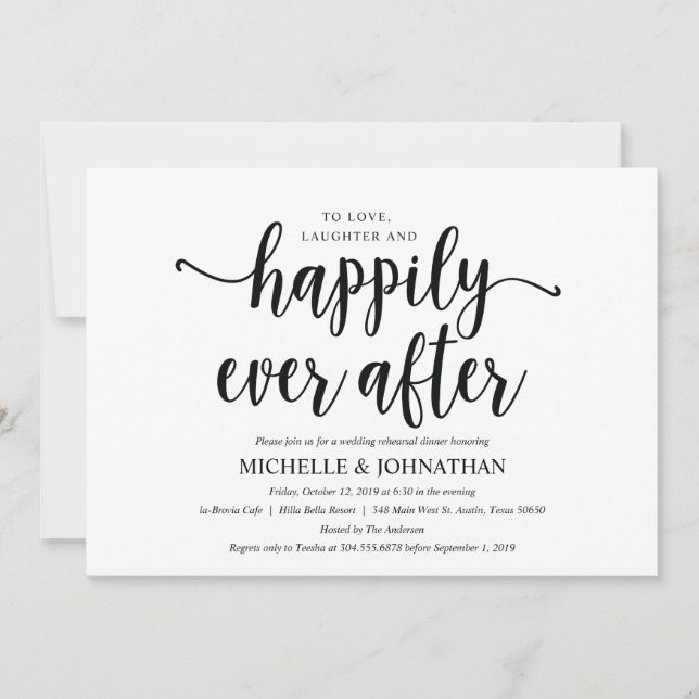 Rustic Kraft Wedding Probe Dinner lädt 2 ein Einladung (Vorderseite)