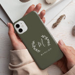 Rustic Laurel Monogram Name Case-Mate iPhon Case-Mate iPhone 14 Pro Max Hülle<br><div class="desc">Rustikales Laurel Script Monogram Name Handy Fall. Klicken Sie auf die Schaltfläche Bearbeiten,  um dieses Design anzupassen.</div>