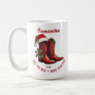 Rustic Line Dance Cowboy Stiefel Spezial Tasse