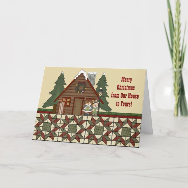 Rustic Lodge Landhaus Weihnachten (Vorderseite)