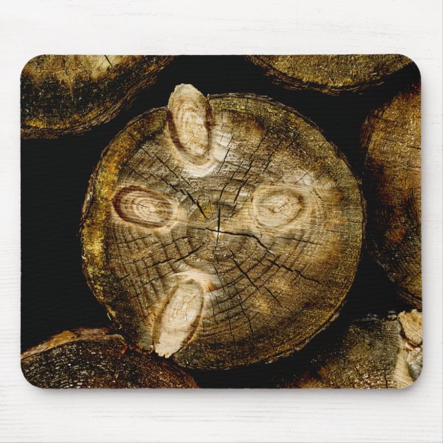 Rustic Log Roll Mousepad (Vorne)