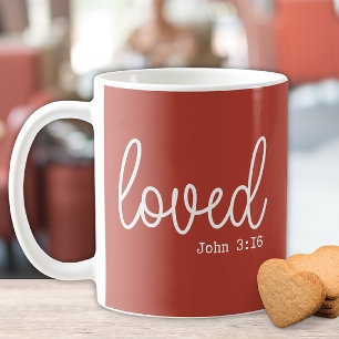 Rustic Love Faith Zitat minimalist Kaffeetasse