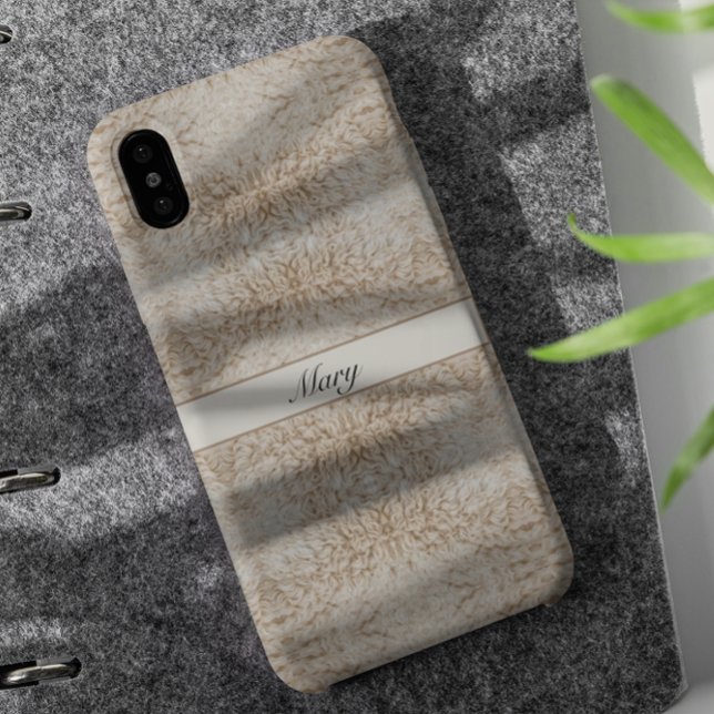 Rustic Luxe | Psychodelische Schafwoll-Textur  Case-Mate iPhone Hülle (Von Creator hochgeladen)