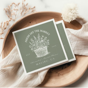 Rustic Market Garden Dusche Serviette