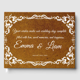 Rustic Mexican Wedding Guest Book  Gästebuch