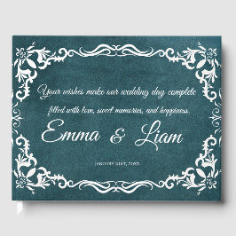 Rustic Mexican Wedding Guest Book  Gästebuch