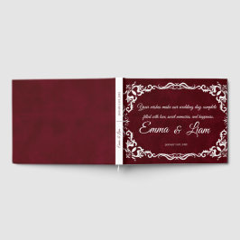 Rustic Mexican Wedding Guest Book  Gästebuch