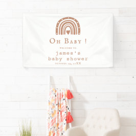 Rustic Modern Baby Showbanner - Emelia Banner